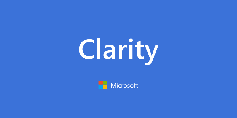 Featured image of post 通过 Clarity 监视用户在网站的一举一动